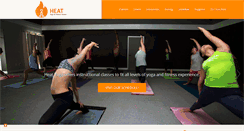 Desktop Screenshot of heatyogaandfitness.com